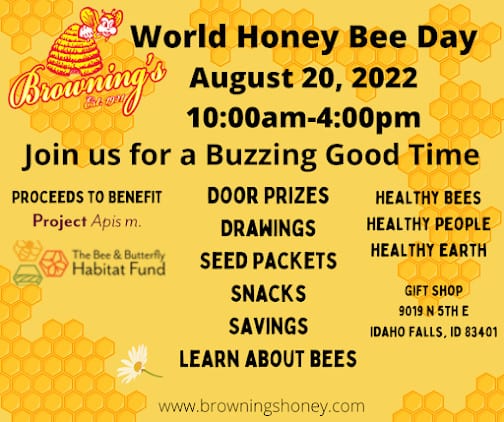 World Honey Bee Day August 2022