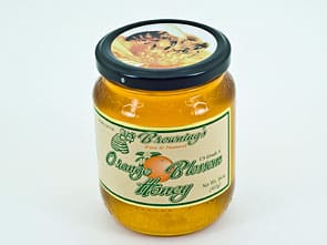 16oz Gift Jar Premium Orange Blossom Honey