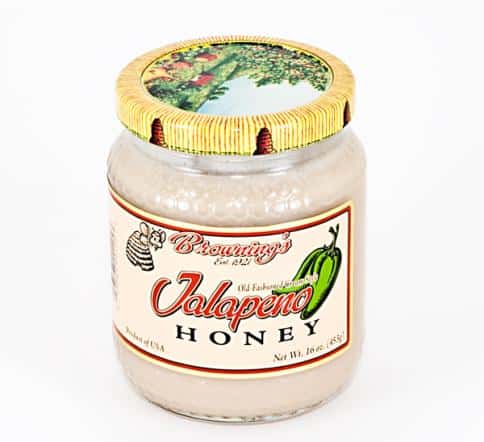 16oz Gift Jar Old-fashioned Creamed Style Jalapeno Honey