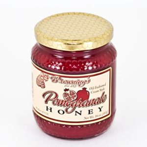 16oz Gift Jar Old-fashioned Creamed Style Pomegranate Honey