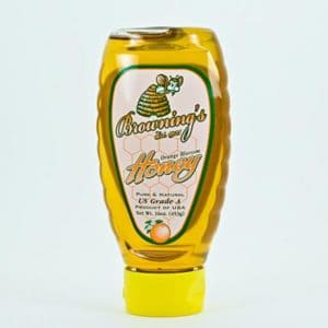 16oz Inverted Squeeze Bottle Premium Orange Blossom Honey