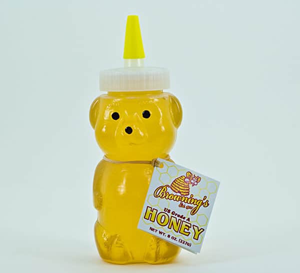 8oz Squeezable Baby Honey Bear