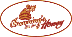 Browning's Honey Logo Oval White